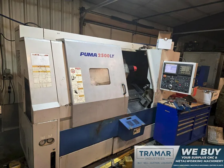 Used 2003 DAEWOO PUMA 2500LSY CNC Lathes Michigan US | Tramar Industries #1183748
