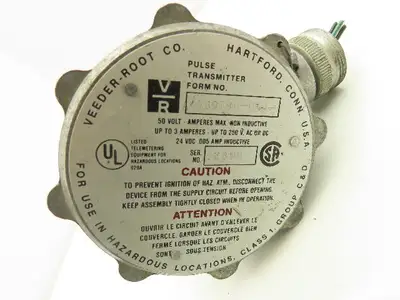 Veeder-Root 769780-010 Pulse Transmitter for Flow Meter w/Mounting Bracket