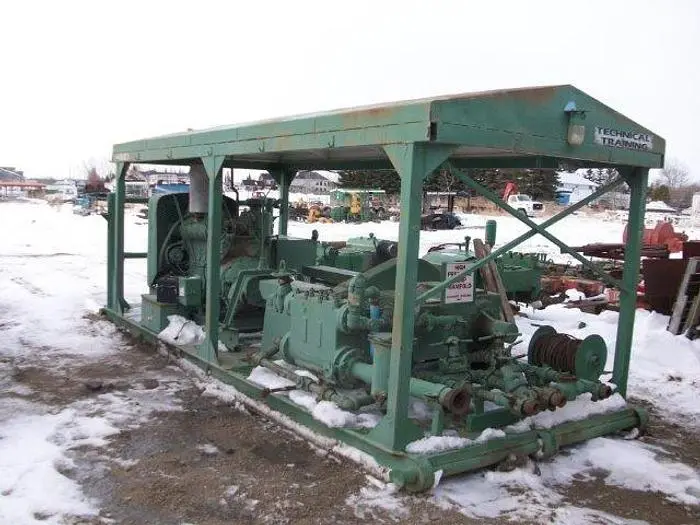 Used NATIONAL JWS-125, 3.5X5 TRIPLEX MUD PUMP PACKAGE Pumps Saskatchewan CA | Chad Equipment #466720