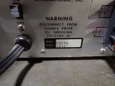 Used SYSCON INTERNATIONAL 525V2 DC Power Supplies Ohio US | HGR 24 #1004418