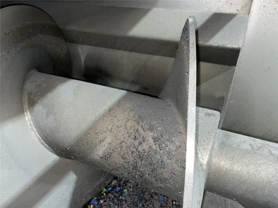 24" Diameter x 20'6" L Wolfking Stainless Incline Screw Conveyor