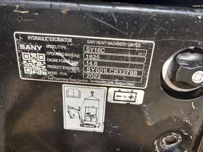Used 2022 SANY SY16C Crawler Excavators - Mini Tennessee US | Moore Equipment #1517260