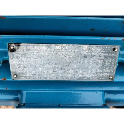 Used 20HP Stainless Steel Flange Mount High Speed Disperser Mixer Direct Drive