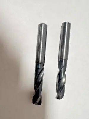 3/8" Solid Carbide Drill Bit Coolant Thru Used Made by Walter USA
