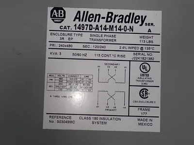 USED ALLEN BRADLEY 1497DA14M140N