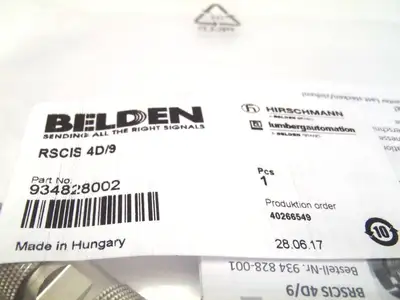 New | in-Stock Belden M12 Connector Electrical Fittings Michigan US | Maverick Industrial Sales #1396871