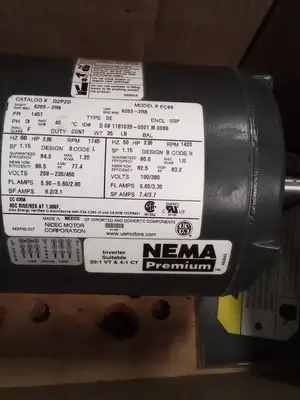 Used US Motors US Motors D2P2D Nema Premium Condenser Fan Motor A.C. Motors US | Infinity wholesale & Supply LLC #1305790