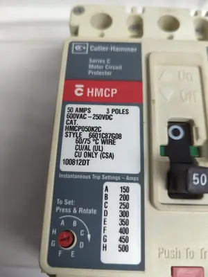 Used CUTLER-HAMMER HMCP050K2C Miscellaneous Equipment (Electrical & Power) | Surplus Asset Holdings #1198475