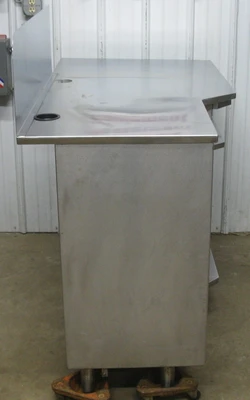 142-0751 57″ Stainless Steel Heavy Duty Prep Cabinet