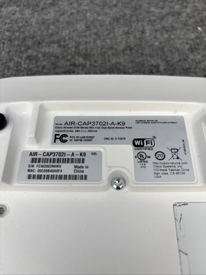 Used Cisco AIR-CAP3702I-A-K9 Enterprise Networking Equipment California US | Davliegogo LLC #1706442