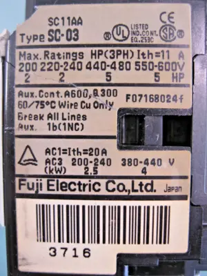 USED Fuji Electric SC-03