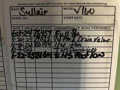 USED SULLAIR V160-100H/A