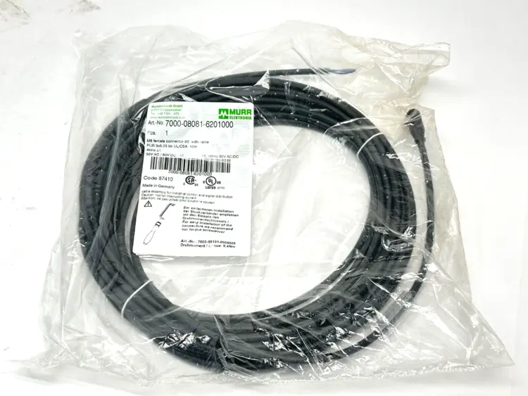 New | in-Stock Murr Elektronik 7000-08081-6201000 Cable & Wire Michigan US | Maverick Industrial Sales #1468131