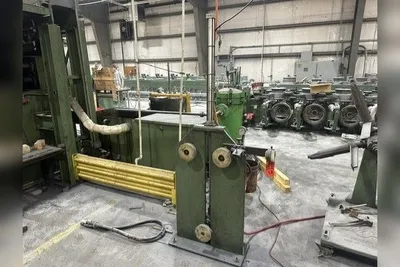 FENN 3 STAND TANDEM WIRE FLATTENING LINE (14685) WIRE MACHINERY, FLATTENING MILLS | Machinery International LLC (6)