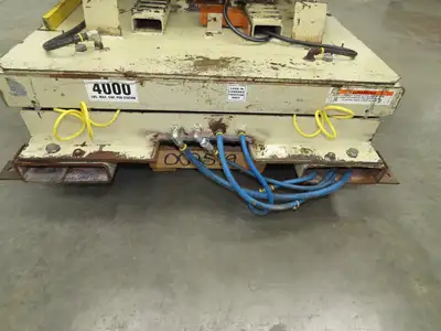 Airfloat Pneumatic Lift Tilt Table Tote Tipper 4000lbs 29° Degree 55x42" Top