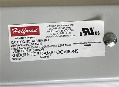 NEW Hoffman ALF25M18R