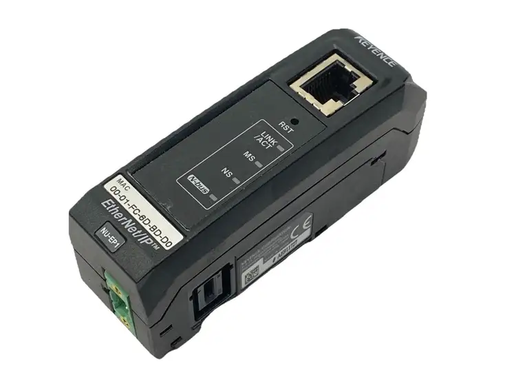 Used KEYENCE NETWORK COMMUNICATION UNIT ETHERNET/IP COMPATIBLE PLC Ethernet Equipment | Maverick Industrial Sales #1099680