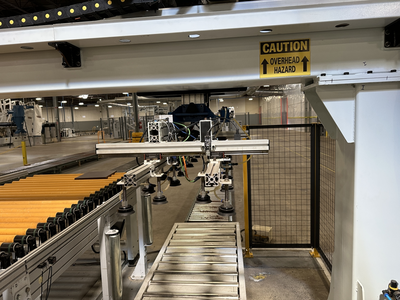 Weeke Models Optimat BST503 and BST507 CNC Through Feed Boring Line