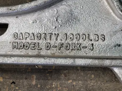 USED VESTIL D-FORK-4