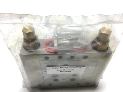 United Mining Equipment 60-24-0000 Stainless Steel Twin Check Valve