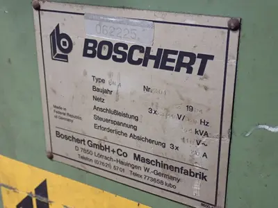Used BOSCHERT PN4 Notching Machines Ohio US | HGR 24 #912536