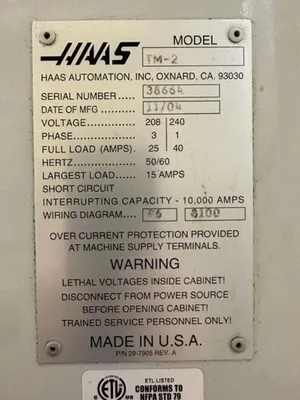 2004 HAAS TM-2 Vertical Machining Centers | Mohawk Machinery (6)