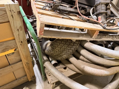 Used LOT INCLUDES EVERTHINGY ON THE CART: WINCHES AND RACK, SMALL TIRES, CART, AND MORE. _UNKNOWN_ Maintenance Carts Michigan US | Miedema Asset Management Group #1304328