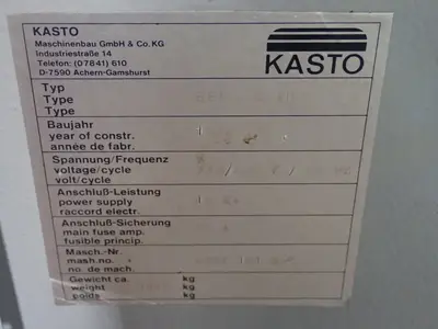 Used 1994 KASTO HBA660 AU Horizontal Dual Column Band Saws Ohio US | HGR 24 #1185853