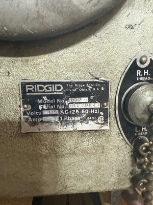 RIDGE 802 Pipe Threaders | Turner's Machinery (2)