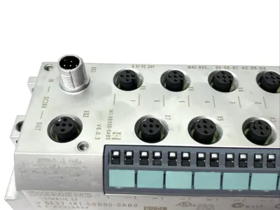 USED SIEMENS SIMATIC DP ET200ECO PN I/O MODULE 8DI, DC24V, 8XM12