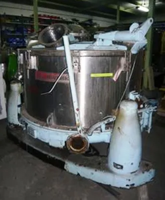 Ellerwerk 736 C perforate basket centrifuge, 316SS.