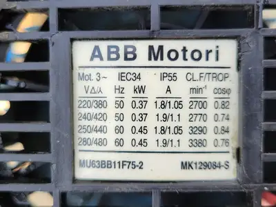 USED ABB MU63BB11F75-2