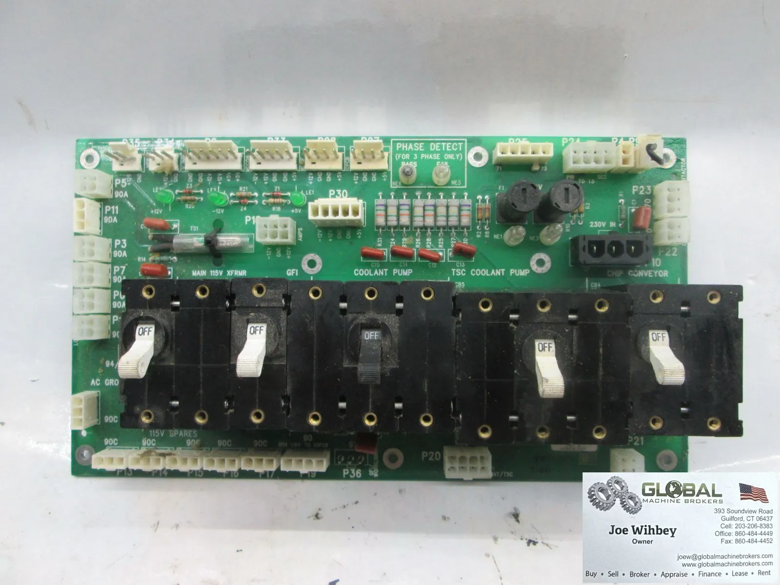 HAAS 34-4075L Rev D Power Supply/PCB Board