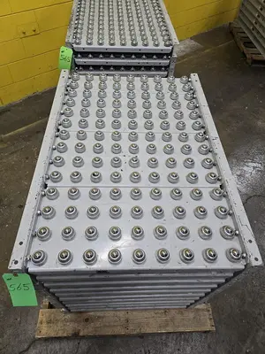 Used HYTROL ROLLER BALL TRANSFER  CONVEYOR Roller Conveyors Wisconsin US | Packer City Sales #1298055