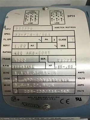 USED AMETEK DR101BX72M
