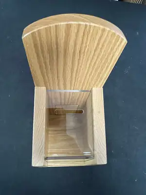 New | in-Stock Falcon Restaurant Supply New Wooden Donation Tip Collection Container Box with Lock and Clear View Window Restaurant Equipment (Miscellaneous) Illinois US | Falcon Restaurant Supply #1375062