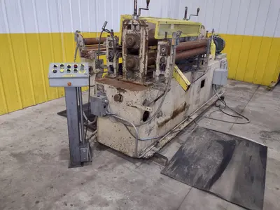 36" YODER POWERED SLITTING HEAD WITH FEED ROLLS: STOCK #22948