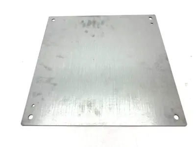 USED SAGINAW CONTROL & ENGINEERING FLAT ENCLOSURE SUBPANEL GALVANIZED