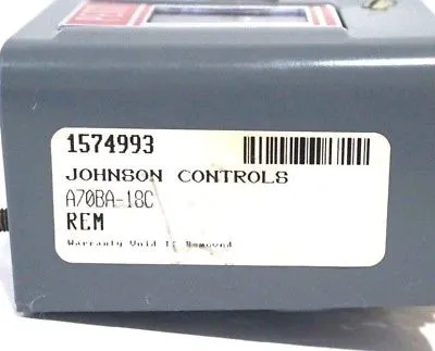 NEW JOHNSON CONTROLS A70BA-18C TEMPERATURE CONTROL A70BA18C