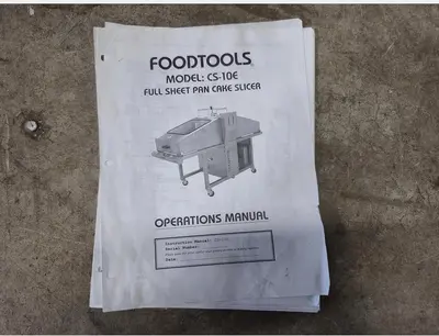 Used 2017 FOODTOOLS, INC. CS-10E Slicers / Dicers / Cutters British Columbia CA | Steep Hill Equipment Solutions #1460047