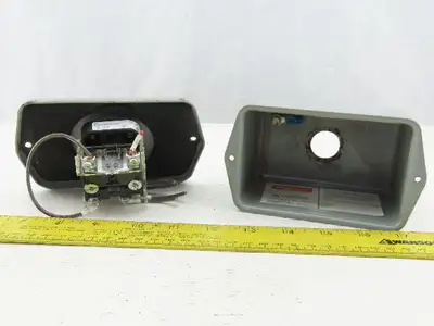 Hoffman E-D1PB1 Enclosure Type 4,6,12,13 W/ 800 FRXMQ24RA7/F 24V Green E-Stop