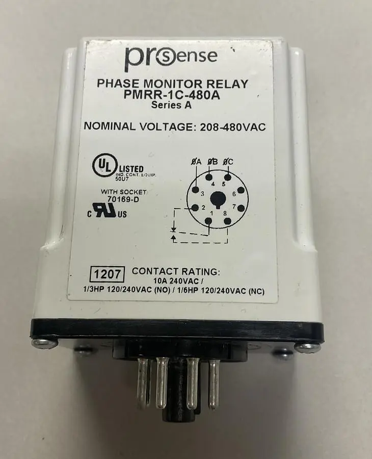 Used PROSENSE PMRR-1C-480A Miscellaneous Equipment (Electrical & Power) Ohio US | Surplus Asset Holdings #1240285
