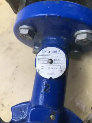 Grinnell WC-8270-4 Cast Iron 2″ Air-Operated Wafer Butterfly Valve 250PSI