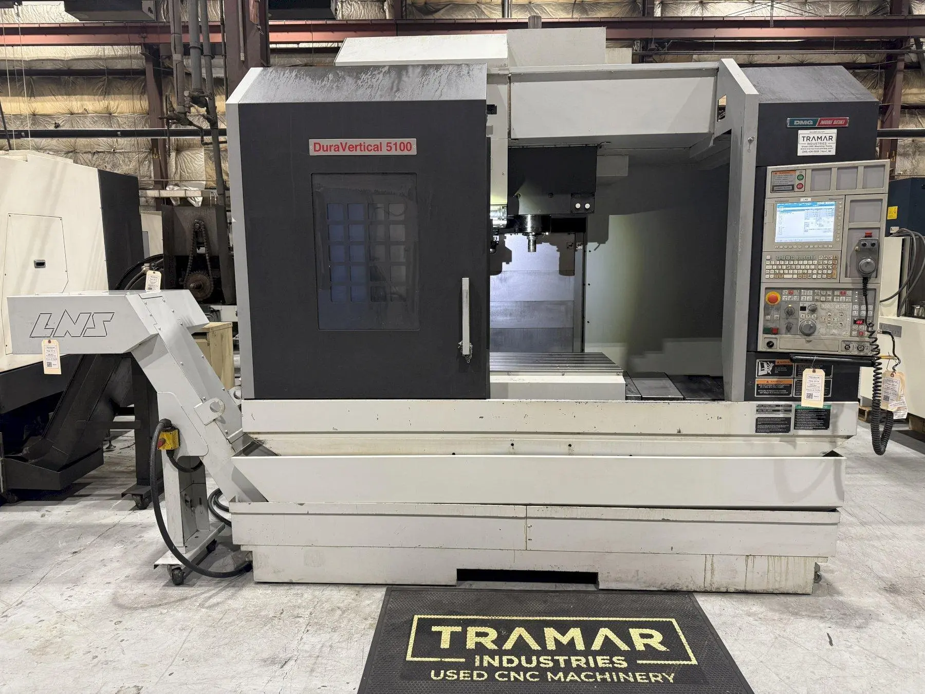 Used 2014 DMG MORI DURAVERTICAL 5100 Vertical Machining Centers Michigan US | Tramar Industries #419518