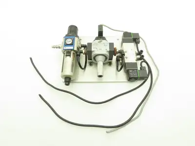 Nitra/Festo AVS-533C2-24D Pneumatic Solenoid & On/Off Valve w/Filter/Regulator