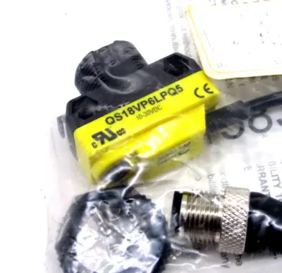 NEW BANNER ENGINEERING QS18VP6LPQ5 PHOTOELECTRIC SENSOR 63188