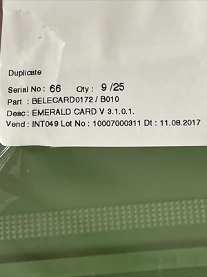 USED ACG Bellecard0172