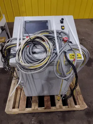 200 TON AMD 4-POST TIE-ROD FRAME HEAVY DUTY HYDRAULIC PRESS & MULTI-PRESSURE HYDRAULIC UNIT: STOCK #19452