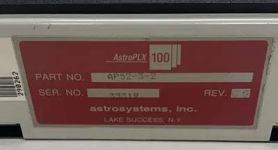 Used ASTROSYSTEMS AP52-3-2 Misc Electrical & Power Parts | Surplus Asset Holdings #1218350