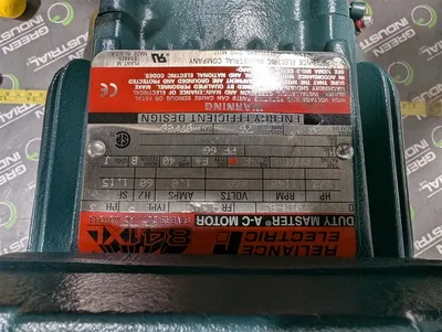 1/2 HP Reliance Electric P14G7701N-GJ Electric Motor 460V 1140 RPM Used